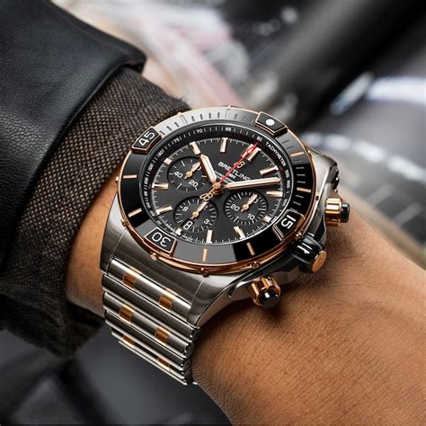 breitling chronomat gold 18k|breitling super chronomat gold.